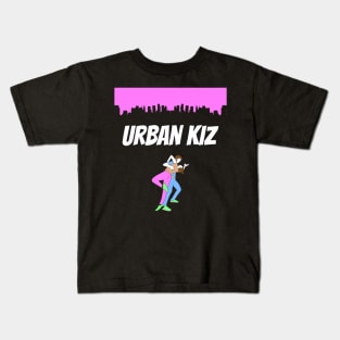 Urban Kiz mit Tanzpaar | Kizomba | Skyline Tarraxinha Kids T-Shirt